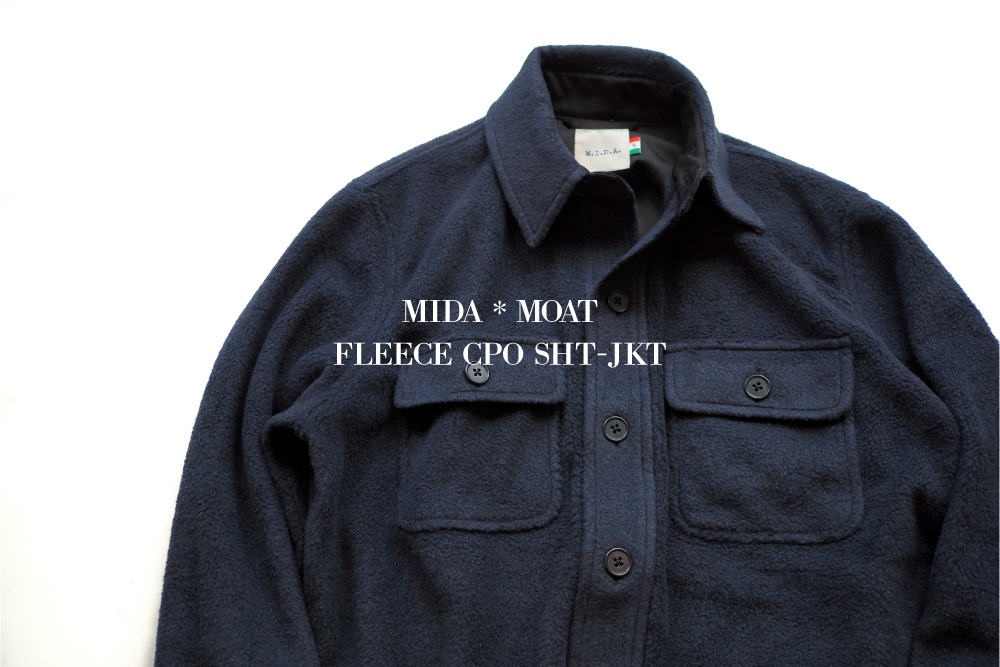 MIDA×MOAT FLEECE CPO SHT-JKT - Surf&Tailor MOAT サーフ＆テーラー  